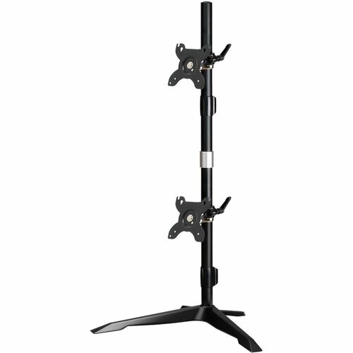 Amer Mounts Dual Monitor Stand Vertical Mount Max 32" Display - Up to 32" Screen Support - 8 kg Load Capacity - 38.10" (967.74 mm) Height x 19.40" (492.76 mm) Width x 12.80" (325.12 mm) Depth - Aluminum Alloy, Steel, Plastic