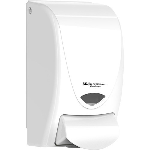 SC Johnson Proline Curve Manual Dispenser - Manual - 1 L Capacity - Durable, Antimicrobial, Anti-bacterial - White - 1Each
