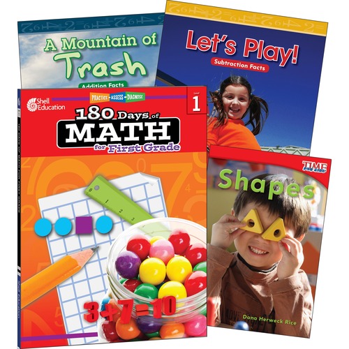 Picture of Shell Education Learn-At-Home Grade Level Math Bundle Printed Book by Jodene Smith