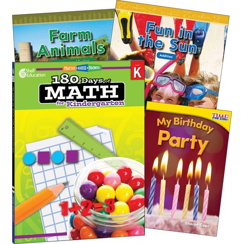 Picture of Shell Education Learn-At-Home Grade Level Math Bundle Printed Book