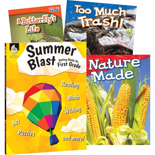 Shell Education Learn-At-Home Summer Science Set Printed Book by Jodene Smith - 196 Pages - Book - Grade K-1 - Multilingual