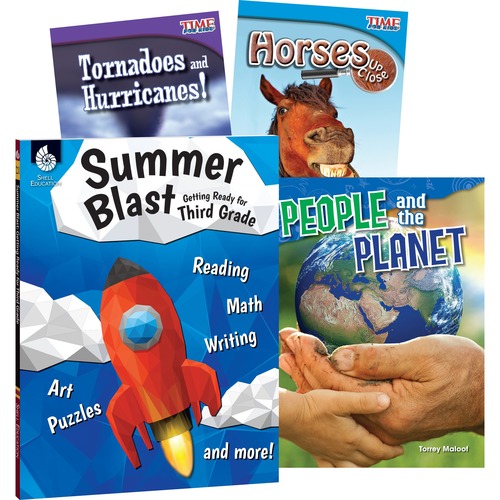 Shell Education Learn-At-Home Summer Science Set Printed Book by Wendy Conklin - 212 Pages - Book - Grade 2-3 - Multilingual