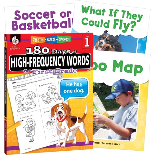 Shell Education Learn At Home Grade 1 Frequency Words Printed Book - Book - Grade 1 - Multilingual