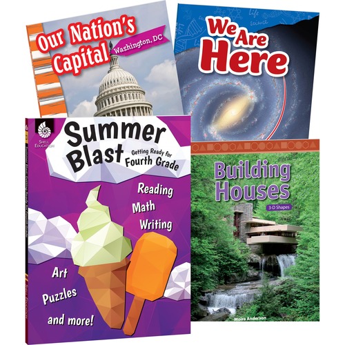 Picture of Shell Education Home Summer Grade Level Book Set Printed Book
