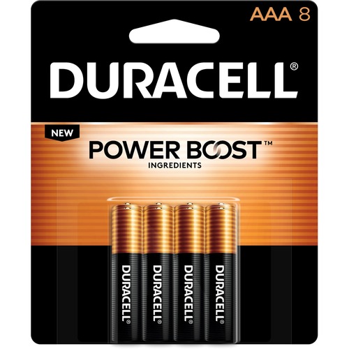 Duracell Coppertop Alkaline AAA Battery 8-Packs - For Multipurpose - AAA - 1.5 V DC - 80 / Box