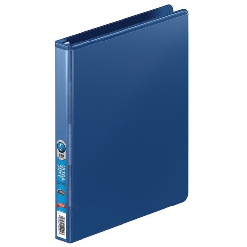 Wilson Jones CleanView Ring Binder - 1/2" Binder Capacity - Letter - 8 1/2" x 11" Sheet Size - 250 Sheet Capacity - 3 x Round Ring Fastener(s) - 4 Pocket(s) - Polypropylene-covered Chipboard - Blue - Recycled - Heavy Duty, Gap-free Ring, Locking Ring, Non