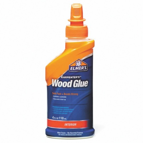 Elmer's Carpenter's Wood Glue, 4 Oz. - 4 fl oz - Tan - 1 Each