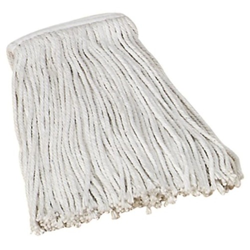 Wilen Professional Cotton Mop Head Refill, 4-Ply, #16 Cotton - Cotton Yarn, Rayon - 1Each