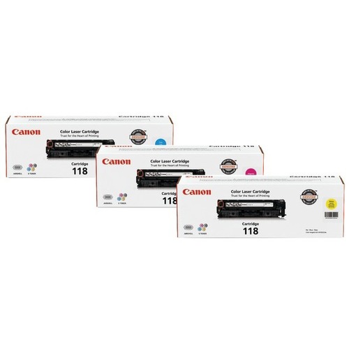 Canon 118 Original Standard Yield Inkjet Ink Cartridge - Multi-pack - Cyan, Magenta, Yellow - 3 / Pack - 2900 Pages Cyan, 2900 Pages Magenta, 2900 Pages Yellow