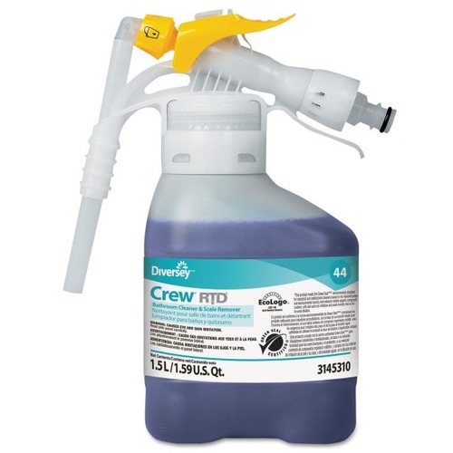 Diversey Crew® Bathroom Cleaner And Scale Remover, Unscented, 50.7 Oz, Pack Of 2 Bottles - Ready-To-Use - 50.70 oz (3.17 lb) - 2 Bottle - Unscented, Quick Drying, Non-streaking