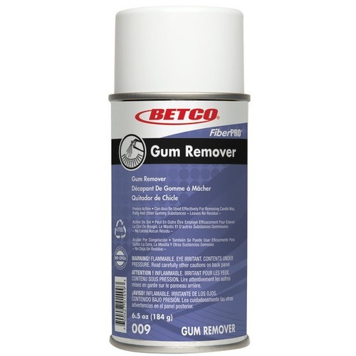 Betco Fiberpro® Gum Remover, 6.5 Oz, Case Of 12 Cans - Ready-To-Use - 6.50 oz (0.41 lb) - Unscented, Residue-free - Clear Aerosol Spray Can