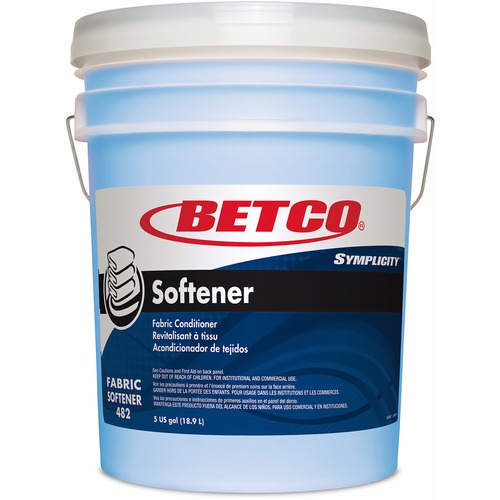 Betco Symplicity Softener - Ready-To-Use - 640 oz (40 lb) - Fresh Scent - Soft, Spill Resistant - Blue - 1 Each