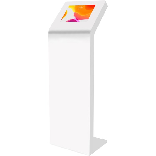CTA Digital Premium Kiosk Stand Station for 12-13" Tablets - Up to 13" Screen Support - Floor - Metal - White