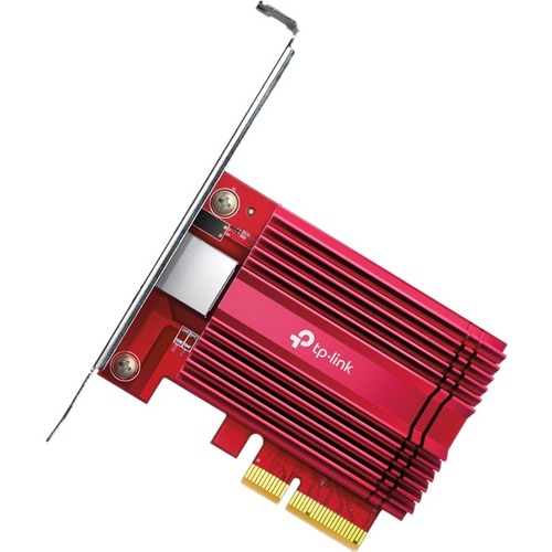 TP-Link TX401 - 10GB PCIe Network Card - 10 Gigabit Ethernet Network Adapter - Supports Windows 11/10/8.1/8/7 - Windows Servers 2019/2016/2012 R2 and Linux - Including a CAT6A Ethernet Cable