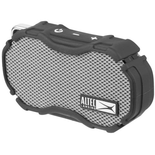 Altec Lansing IMW269-GG Portable Bluetooth Speaker System - Gray - Battery Rechargeable - 1 Pack