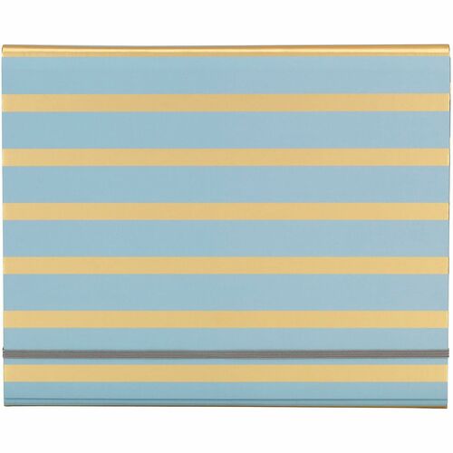 Office Depot® Brand Paper Expanding File Folder, 13 Pocket, Expansion 13" , 8 1/2" x 11" , Letter, Mint/Gold, Pack of 1 - 8 1/2" x 11" - Capacity13" Expansion - 13 Pocket(s) - Top Tab Location - Paper - Gold, Mint - 0% Recycled - 1 Each