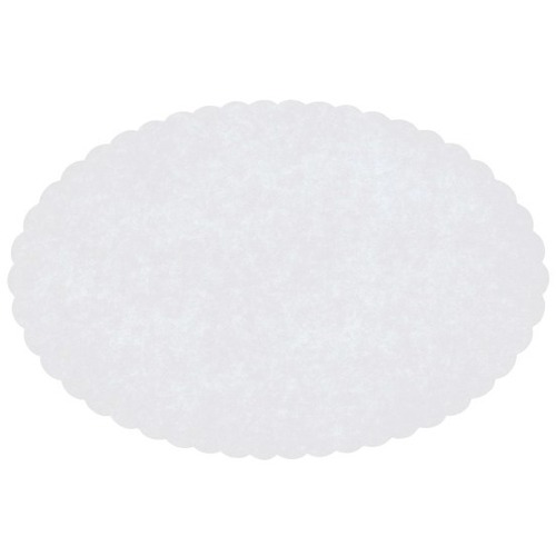 Hoffmaster Oval Wastebasket Liners, 6"x 9" , White, Pack Of 2,000 - 1 gal Capacity - 9" Width x 4 mil (102 Micron) Thickness - High Density - White - Paper - Beverage - 1000 Case