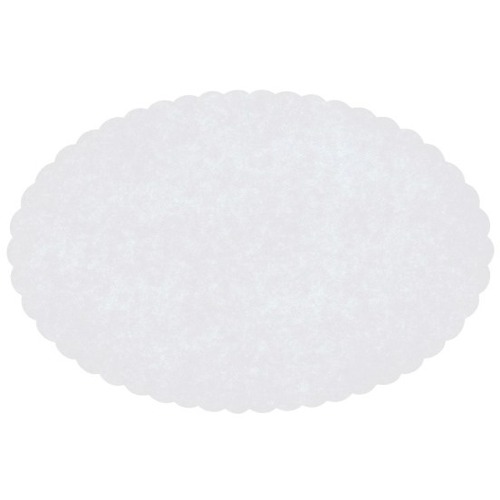 Hoffmaster Oval Wastebasket Liners, 7"x 9-1/2" , White, Pack Of 2,000 - 1 gal Capacity - 9.50" Width x 4 mil (102 Micron) Thickness - High Density - White - Paper - Beverage - 2000 Case