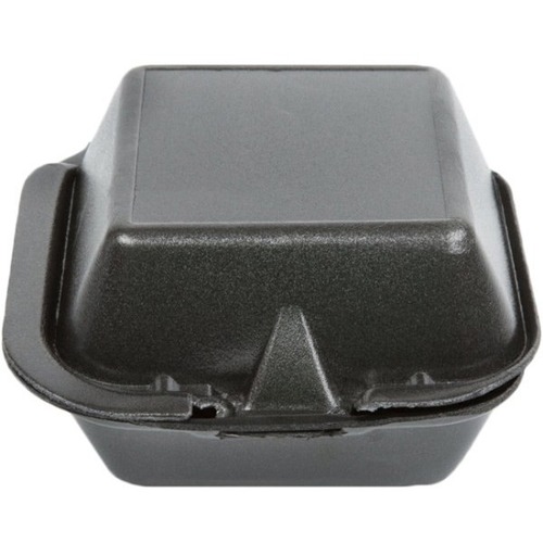 Genpak Storage Ware - Storing - Microwave Safe - Black - Polypropylene, Plastic Body - 400 / Pack