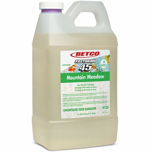 Betco Sentec FastDraw 45 Mountain Meadow Odor Eliminator - Concentrate - 2 / Carton