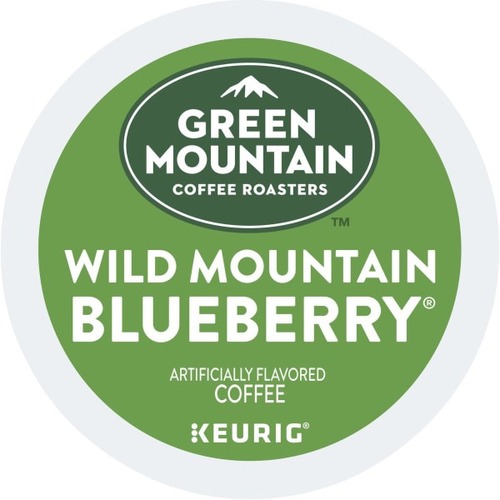 Green Mountain Coffee K-Cup Fair Trade Wild Mountain Blueberry Coffee Single-Serve K-Cup, Carton Of 24 - Light - 0.3 oz - 24