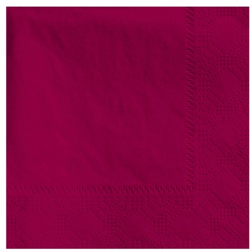 Hoffmaster Napkins, 4-3/4" x 4-3/4", Burgundy, Case Of 1,000 Napkins - 2 Ply - Burgundy - Paper - 250 / Case
