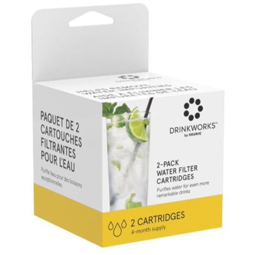 Keurig Drinkworks Water Filter Cartridges, Pack Of 2 Cartridges - Water Filter - 2 / Pack