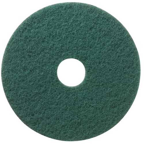 3M Niagara Scrubbing Floor Pads, 5400N , 13" , Green, Pack Of 5 - Scrubbing - 175 rpm to 600 rpm Speed Supported - Durable - Nylon, Polyester - Green - 5 / Pack