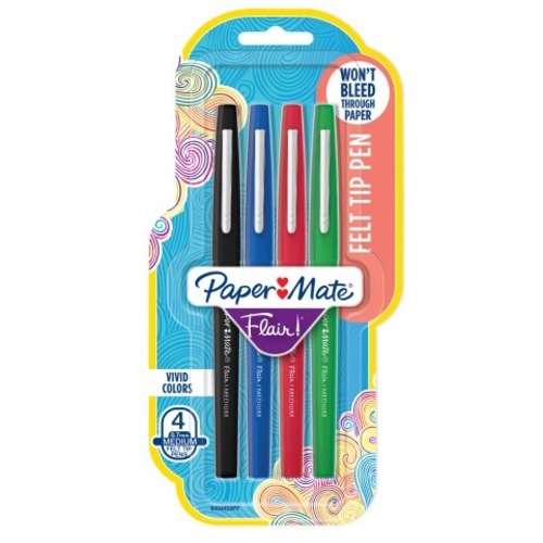 Office Depot Brand Felt Tip Porous Pens Medium Point 1.0 mm Black