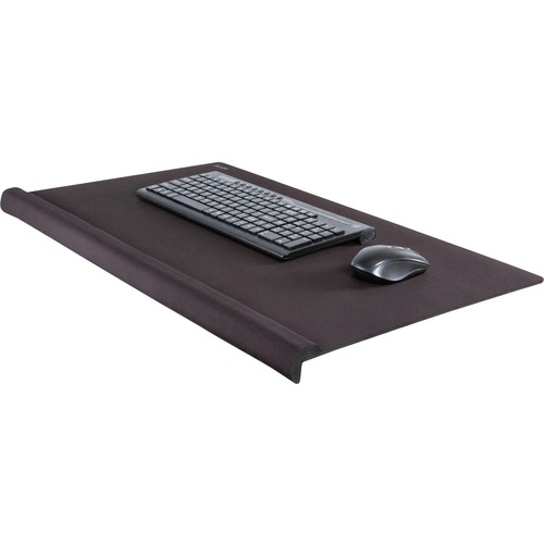Allsop ErgoEdge Deskpad - Rectangular - 16.5" Width - Fabric, Foam - Black