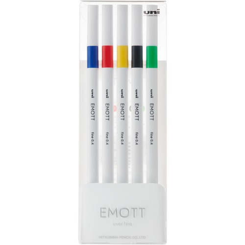 Picture of uni&reg; EMOTT Fine Line Marker Pens
