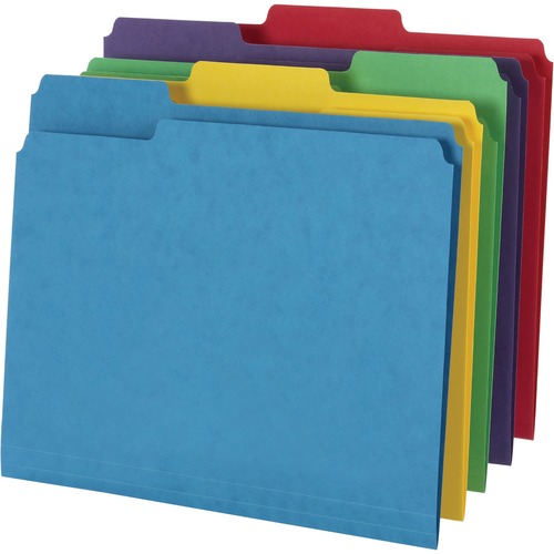 Pendaflex 1/3 Tab Cut Letter Classification Folder - 8 1/2" x 11" - Assorted - 50 / Box