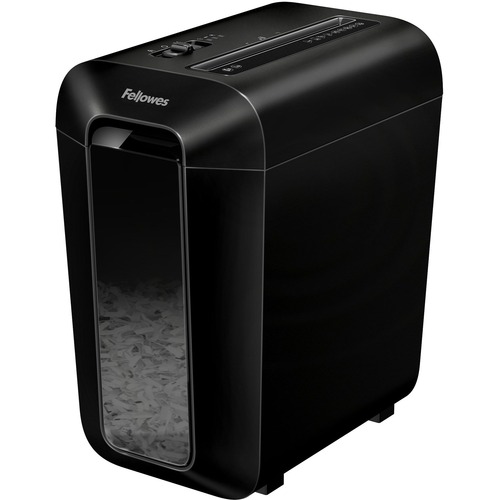 Fellowes LX65 Cross-cut Shredder - Non-continuous Shredder - Cross Cut - 10 Per Pass - Black