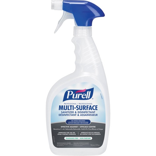 PURELL® Professional Multi-Surface Sanitizer & Disinfectant - Ready-To-Use Spray - 32 fl oz (1 quart) - 1 Each - Disinfectants - GOJ159246
