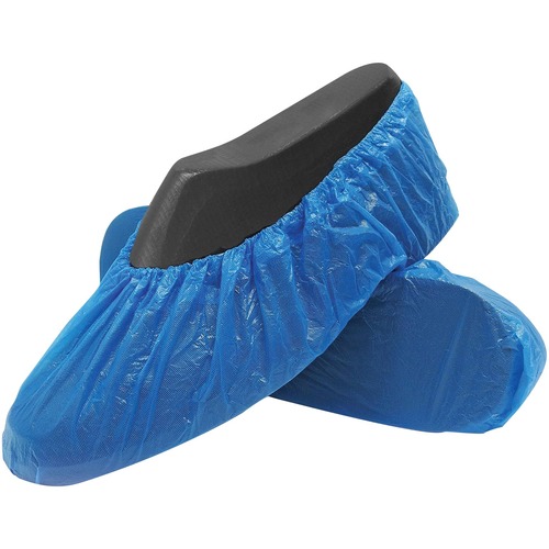 RONCO CPE Shoe Cover - Recommended for: Bakery, Dental, Beverage Processing, Food Processing, Kitchen, Home, Healthcare, Carpentry, Food Service, Laboratory, Clinic, ... - Water Repellent, Anti-slip, Lint-free - Dirt, Grime, Fluid, Splash, Mud, Scuff Mark