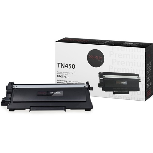 Premium Tone Toner Cartridge - Alternative for Brother TN450 - Black - Laser - 2600 Pages - 1 Pack