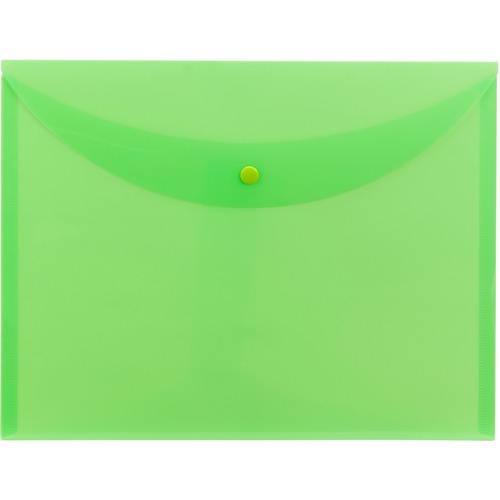 Smead Letter File Wallet - 8 1/2" x 11" - Green - 10 / Box
