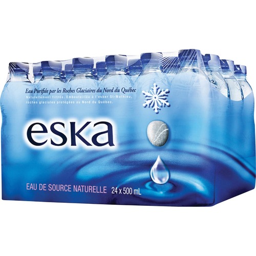 ESKA Bottled Water - Ready-to-Drink - Natural Flavor - 500 mL - 24/Case