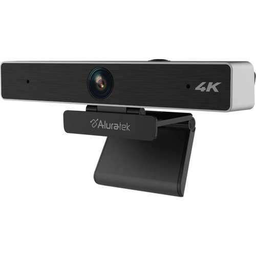 Aluratek LIVE Pro AWC4KF Video Conferencing Camera - 8 Megapixel - 30 fps - USB 2.0 - 3840 x 2160 Video - CMOS Sensor - Fixed Focus - 5x Digital Zoom - Microphone - For Notebook, Computer
