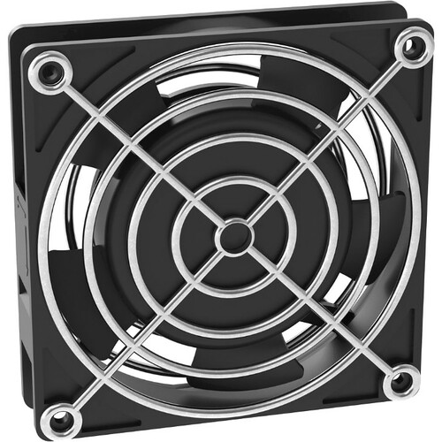 PanZone Cooling Fan - 1 Pack - 456.3 gal/min Maximum Airflow - Black - Steel - 1 pc(s) - Enclosure