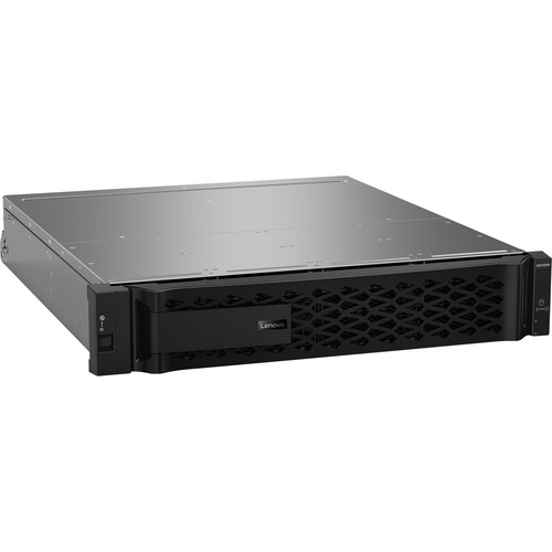 Lenovo ThinkSystem DM5000H Unified Hybrid Storage Array - 24 x HDD Supported - 24 x HDD Installed - 43.20 TB Installed HDD Capacity - 24 x SSD Supported - 0 x SSD Installed - 2 x 12Gb/s SAS Controller - RAID Supported - 24 x Total Bays - 24 x 2.5" Bay - 8