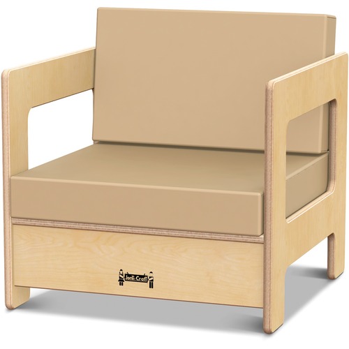 Jonti-Craft Living Room Chair - Wheat - Baltic Birch Frame - Wheat