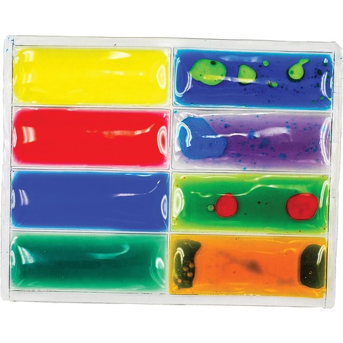 Fun and Function Busy Fingers Gel Fidget - Skill Learning: Visual, Tactile Discrimination, Sensory Perception, Concentration, Fine Motor, Color - 3+ - 1 Each