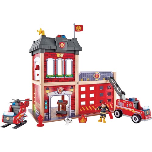 Hape - City Fire Station - Set - 3 Year - Wood