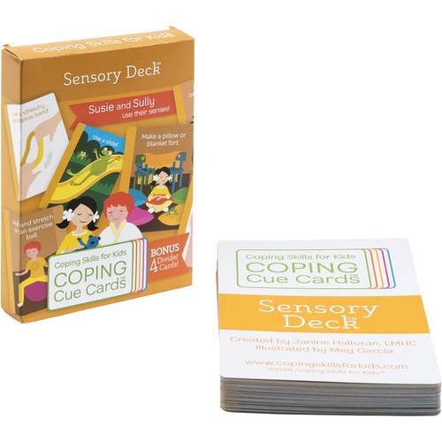 Encourage Play Coping Cue Cards Sensory Deck - Coping Skills for Kids - CSKCCSEN