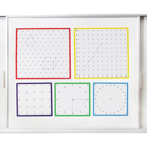 SI Manufacturing Jumbo Magnetic Geoboards - Rectangle