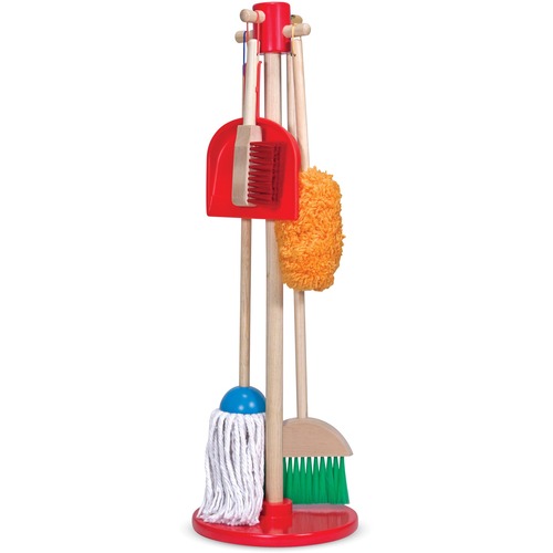 Melissa & Doug - Let's Play House! Dust! Sweep! Mop! - Set - 3 Year - Wood - Cleaning Play - LCI18600