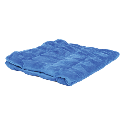Fun and Function Soft Plush Weighted Blanket - 30" Width x 38" Length - Light Blue