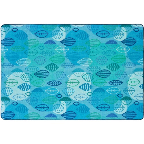 Carpets for Kids Peaceful Spaces Leaf Rug - 12 ft (3657.60 mm) Length x 96" (2438.40 mm) Width - Rectangle - Yarn - Rugs - CPT60318