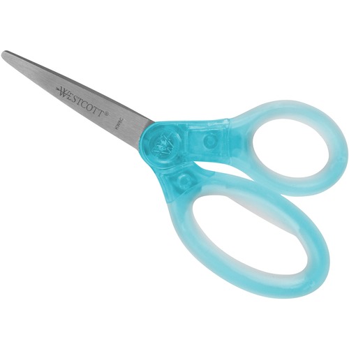 Westcott 5" Pointed Jellies Scissors - Left/Right - Stainless Steel - Pointed Tip - Scissors - ACM16685